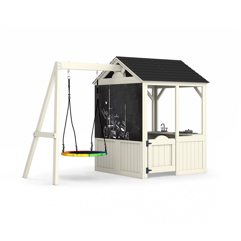 Kids Outdoor Picnic Table - Conjunto de Brinquedos de Madeira para