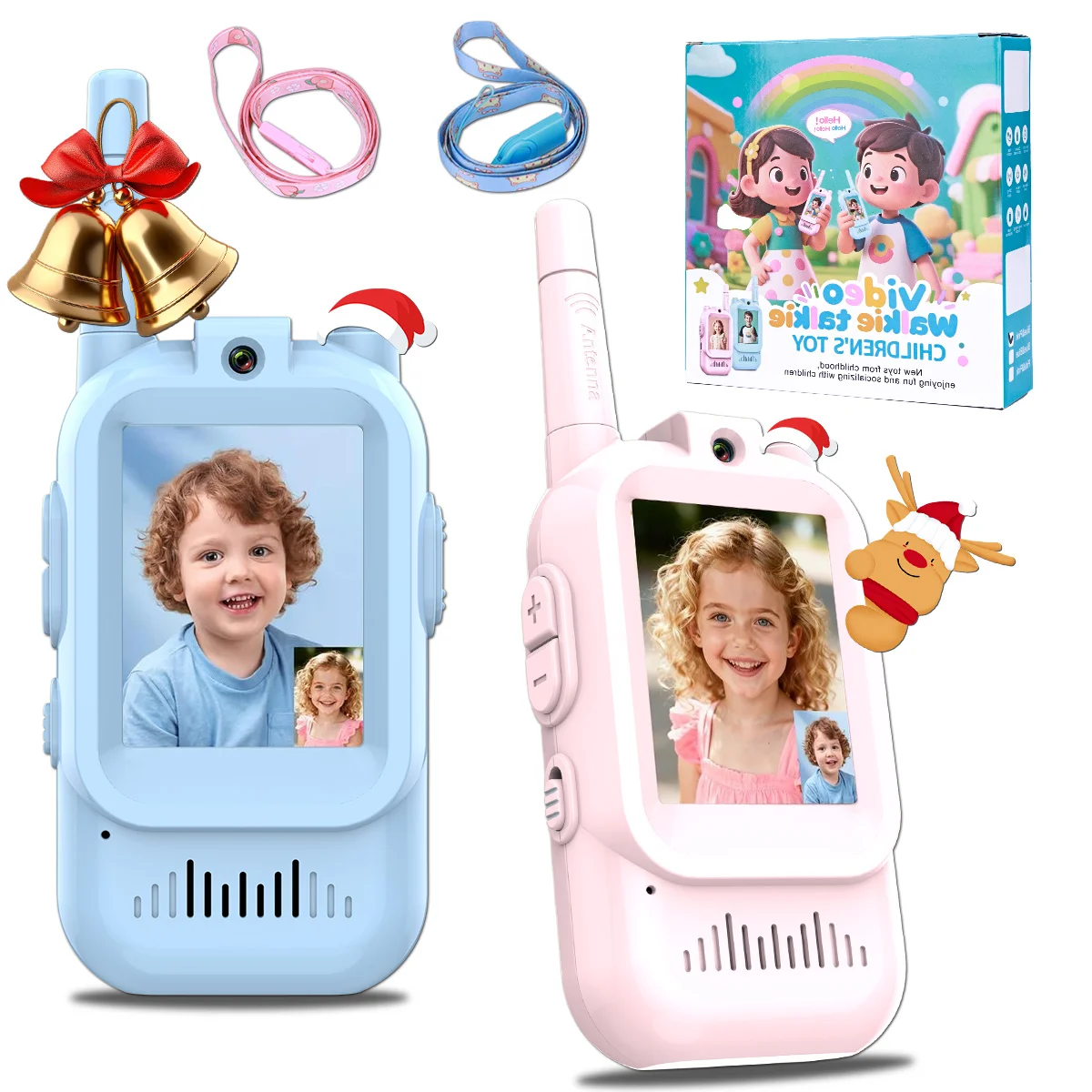 Kids Outdoor Voices - Walkie talkies de vídeo infantil, 2