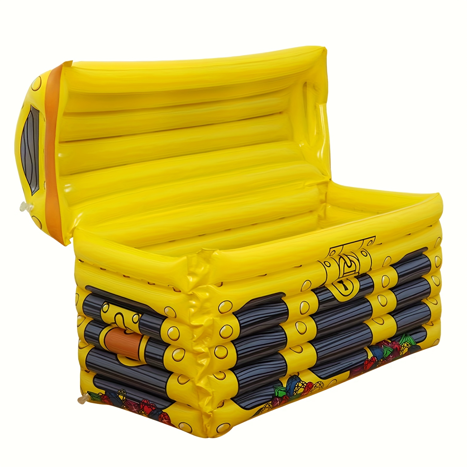 Kids Outdoor Exercise Equipment - Caixa de Armazenamento Inflável Multifuncional para