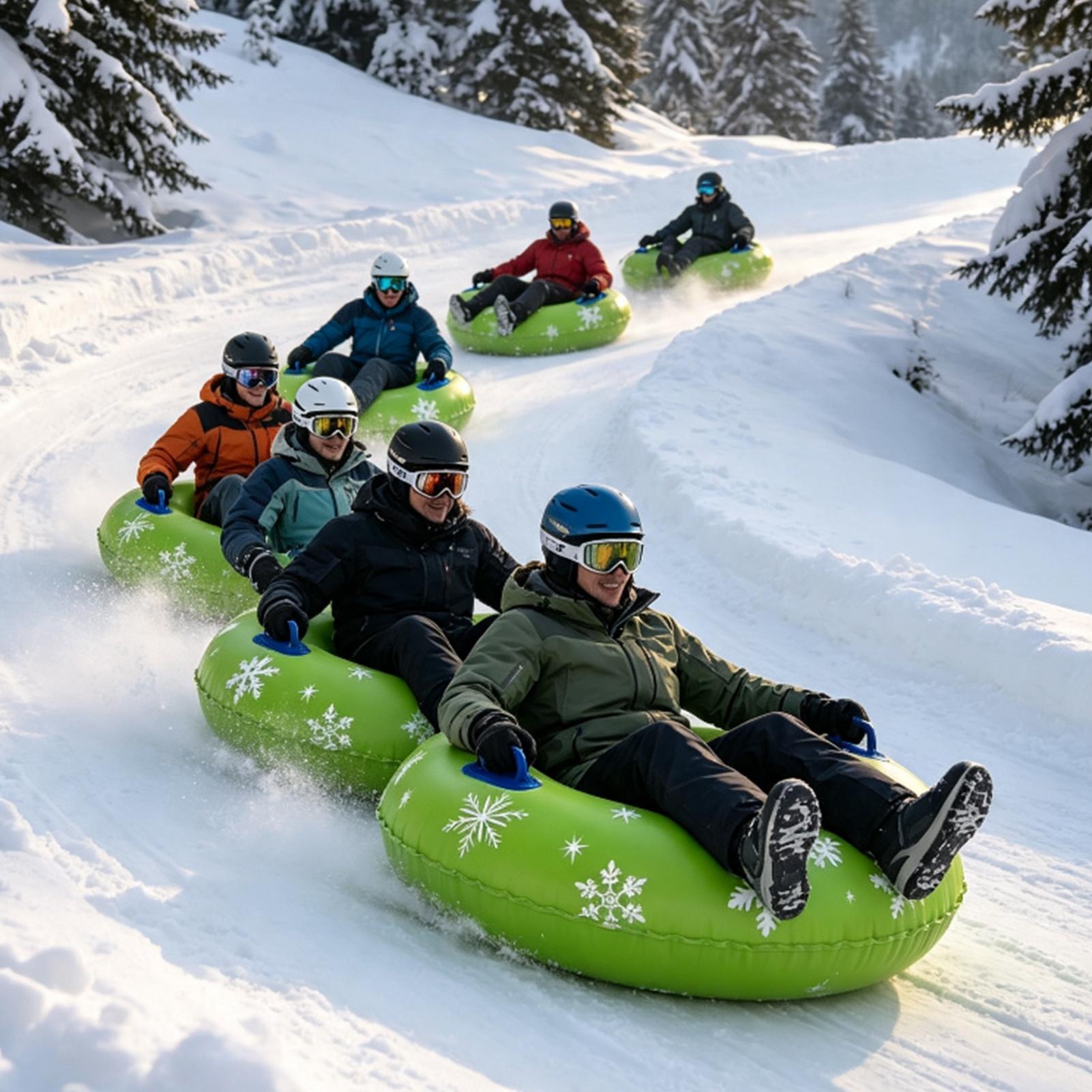Kids Outdoor Youtube - Tubos de Neve Infláveis para Adultos,