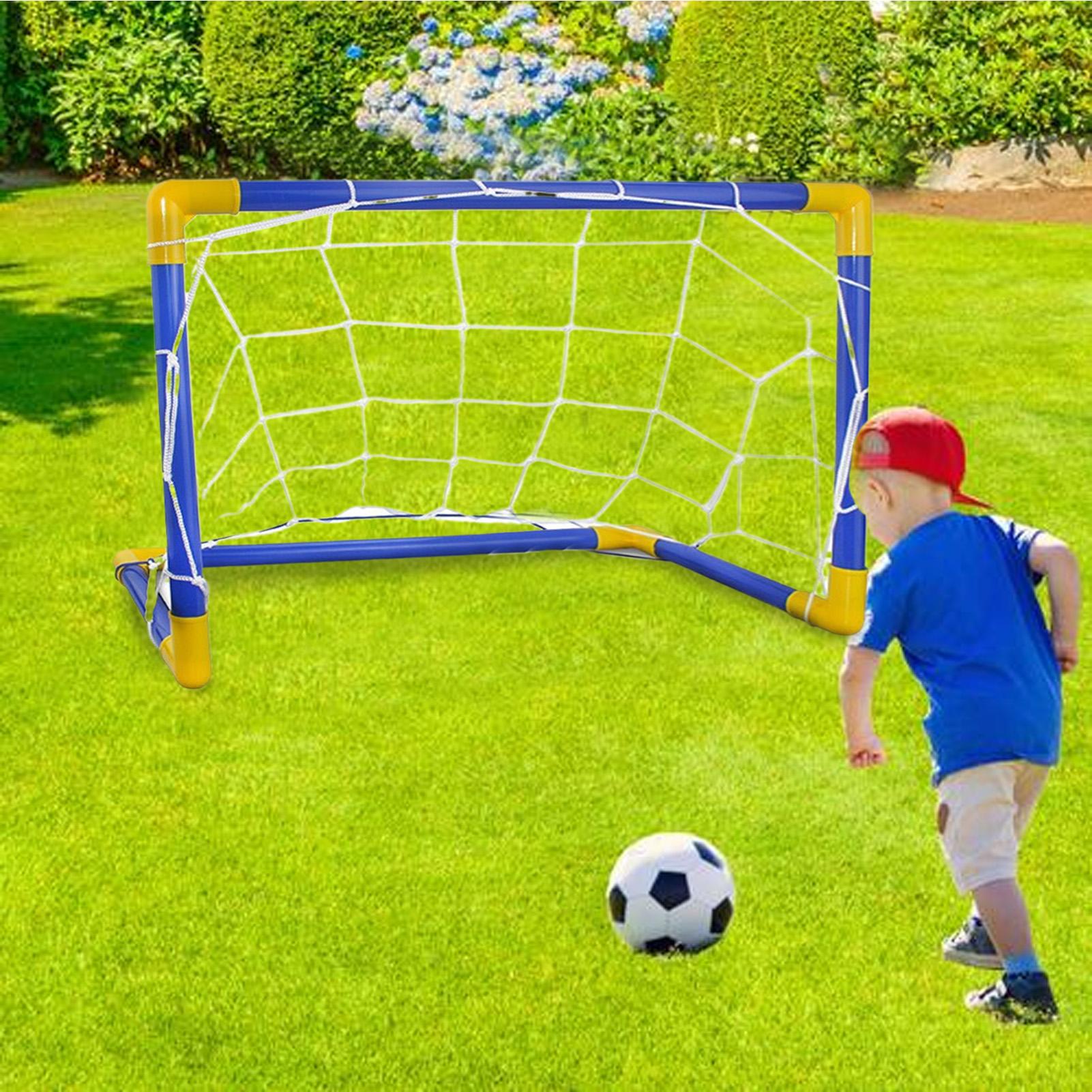 Kids Outdoor Lawn Equipment - Rede de futebol para crianças, divertida,