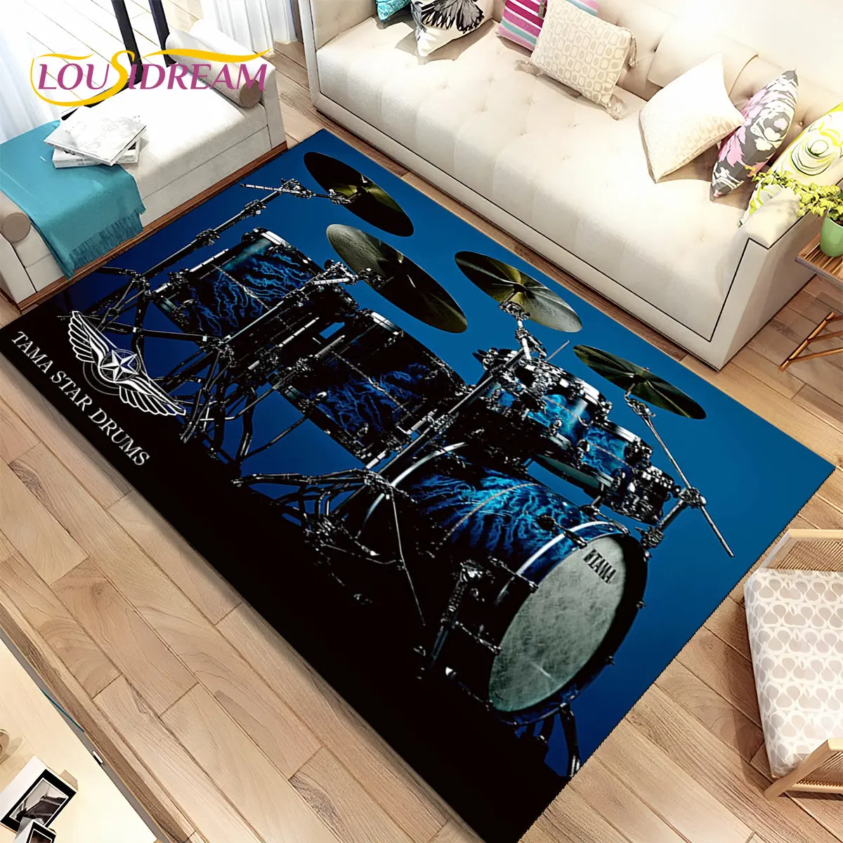 Kids Outdoor Instruments - Tapete Decorativo para Instrumentos Musicais de