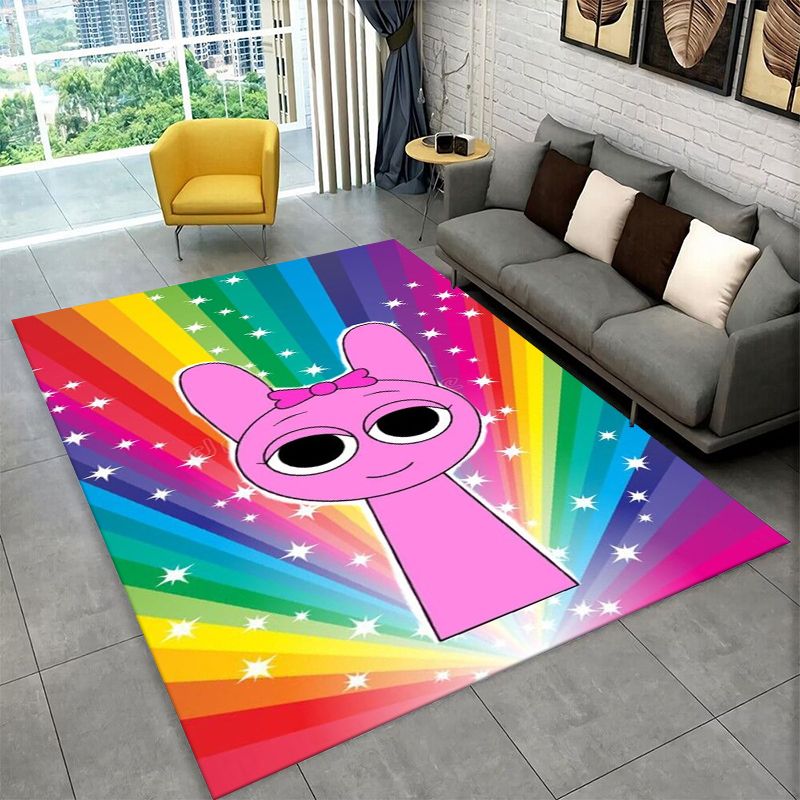Kids Outdoor Music - Tapete Antiderrapante para Sala de Estar,