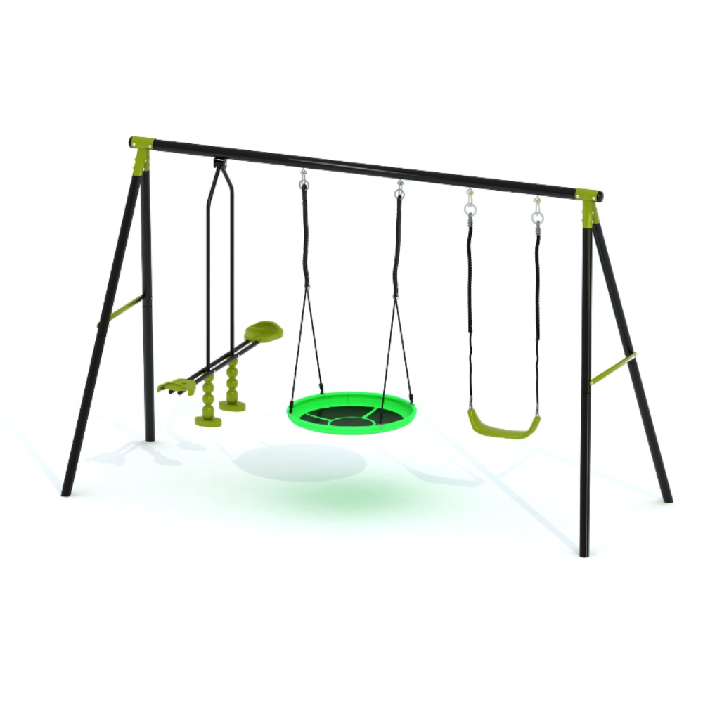 Conjunto de Balanço, Escorrega - Kids Outdoor Swing Set With Slide avaliação e preço