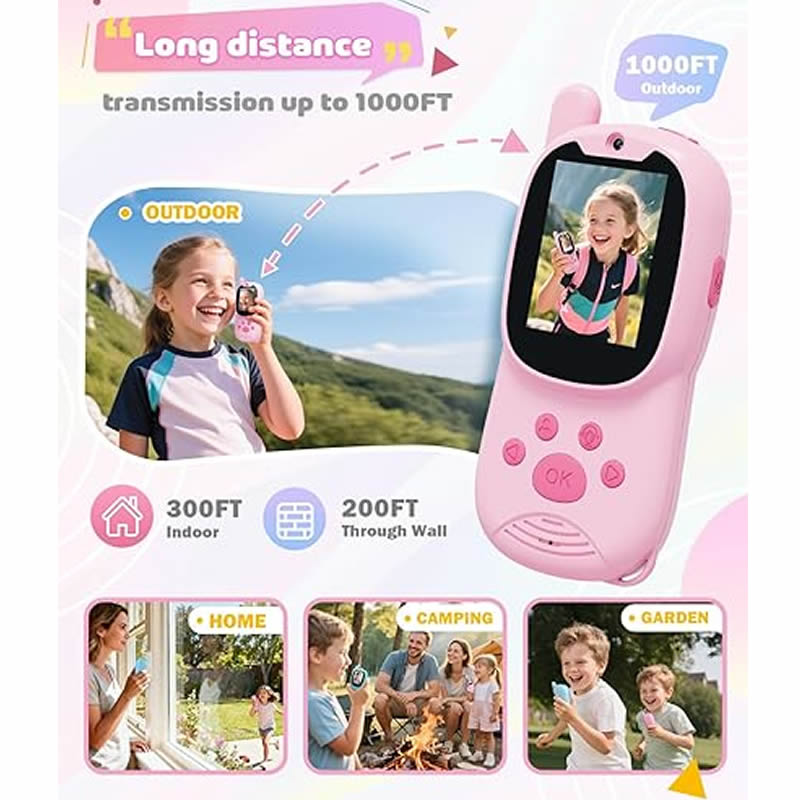 Walkie-Talkie Infantil 2 Unida - Kids Outdoor Voices avaliação e preço