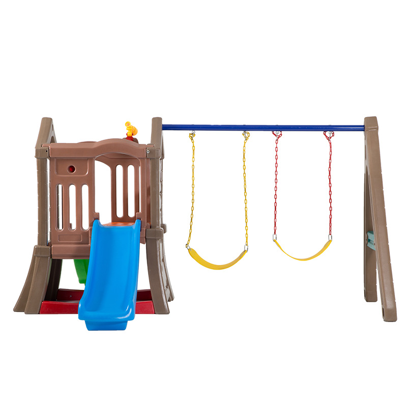 Alta qualidade crianças interi - Kids Outdoor Swing Set With Slide avaliação e preço