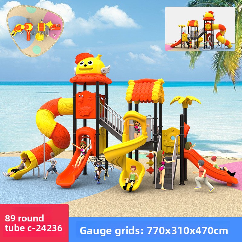 Fábrica comercial pequena cria - Kids Outdoor Swing Set With Slide avaliação e preço