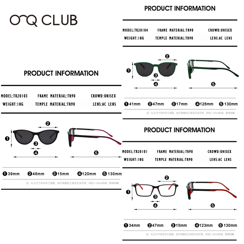 O-Q CLUB Crianças Moda Óculos  - Kids Outdoor Frame avaliação e preço