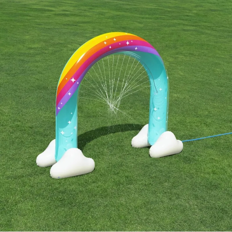 Arco-íris Inflável Gigante com - Kids Outdoor Lawn Equipment avaliação e preço