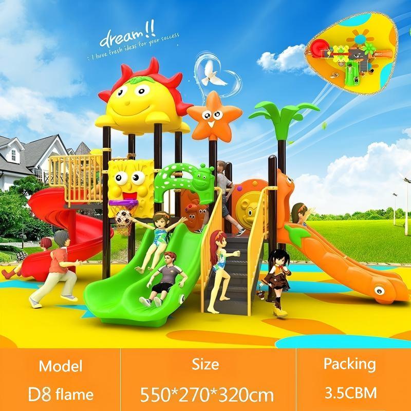 Conjunto de Balanço de Aço e P - Kids Outdoor Swing Set With Slide avaliação e preço