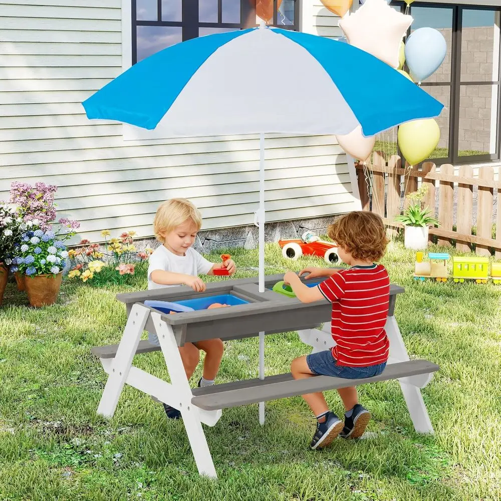 Mesa de Piquenique de Madeira  - Kids Outdoor Picnic Table avaliação e preço