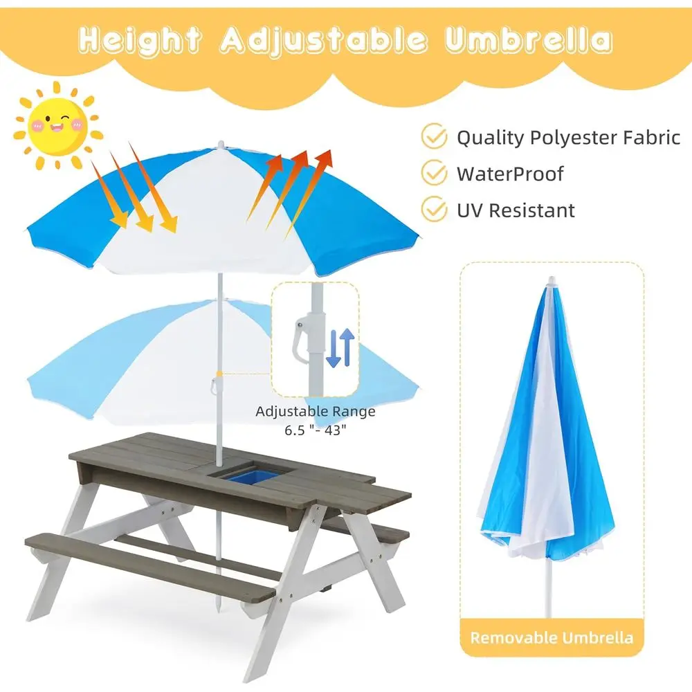 Mesa de Piquenique de Madeira  - Kids Outdoor Picnic Table avaliação e preço