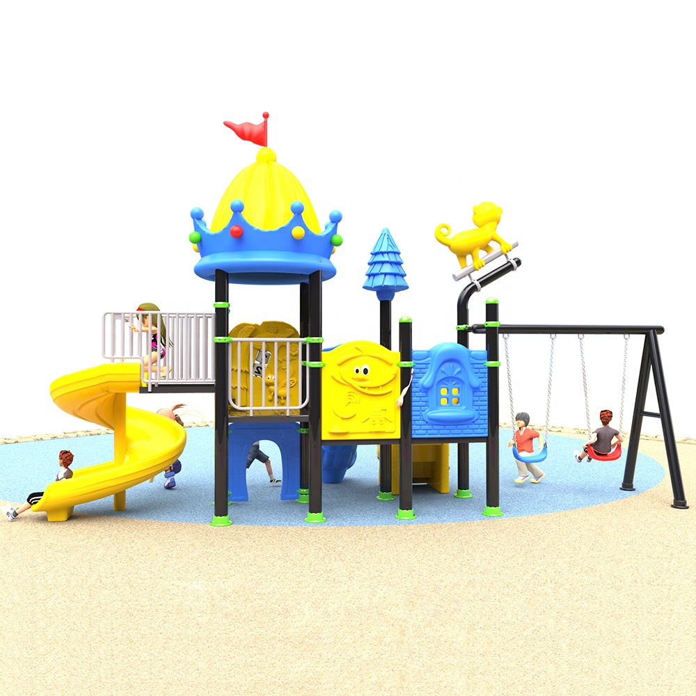 Multifuncional crianças atacad - Kids Outdoor Swing Set With Slide avaliação e preço