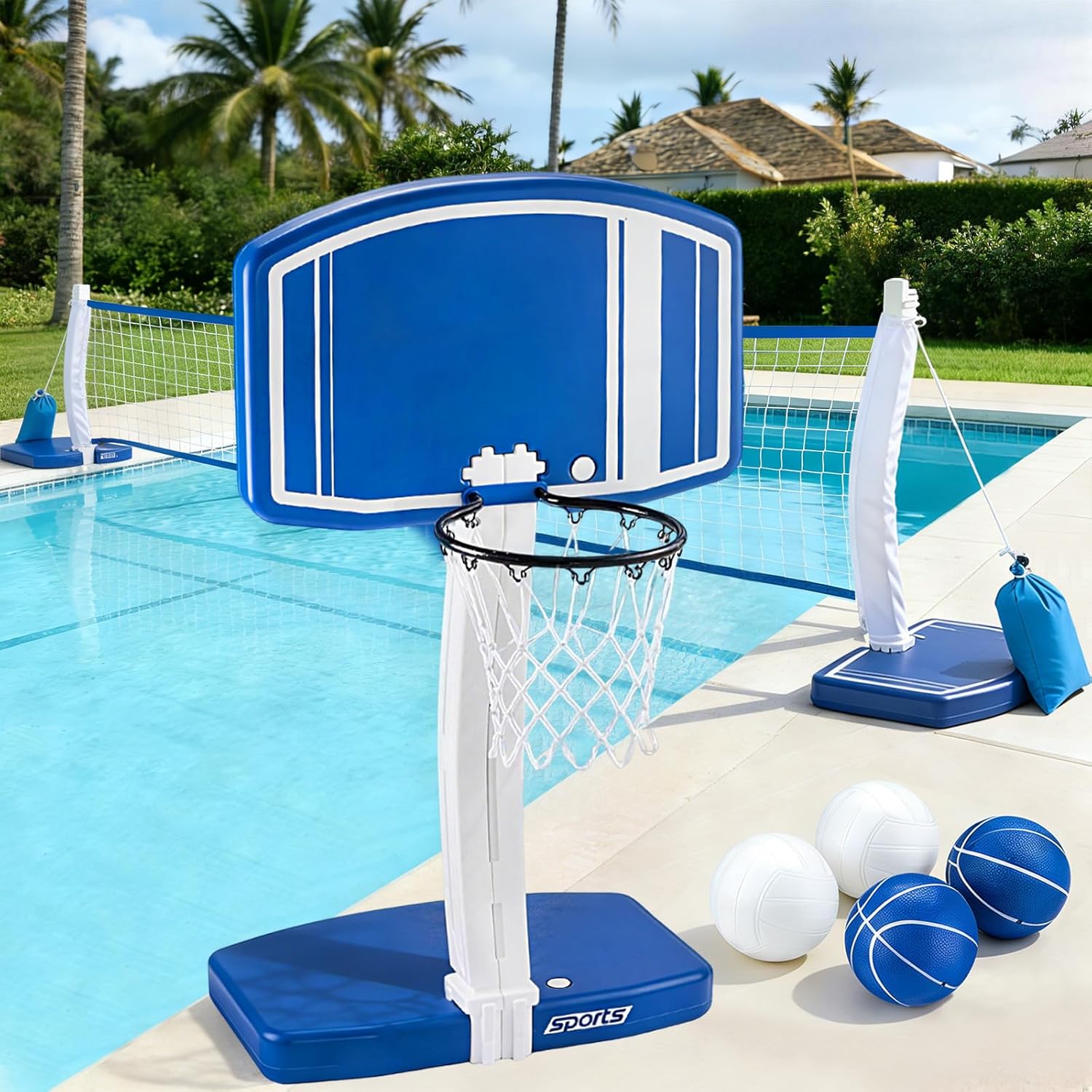 Aro de Basquete e Rede de Vôle - Kids Outdoor Fun avaliação e preço