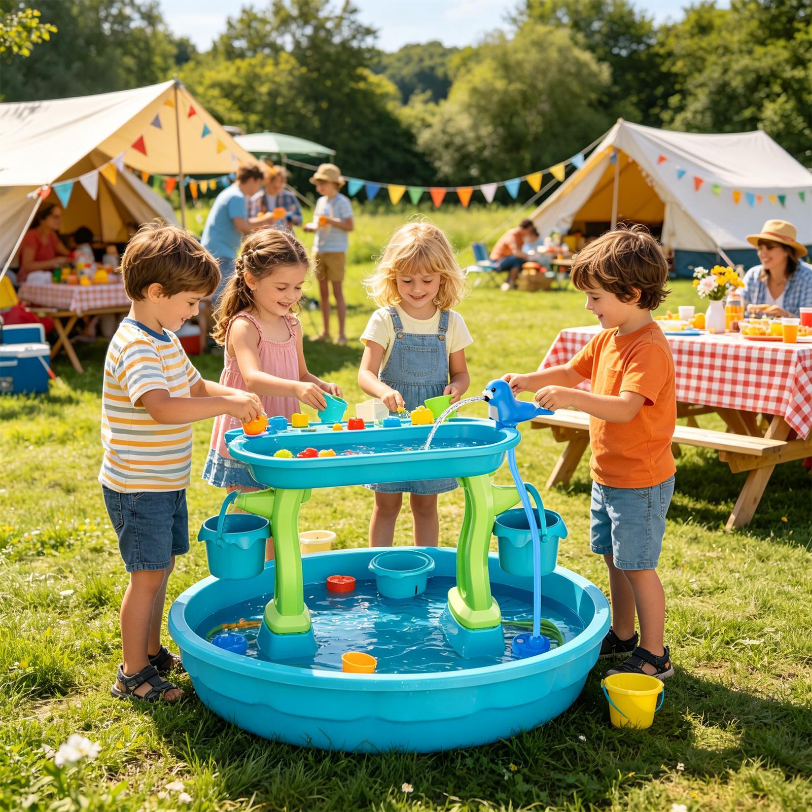 Bomba de Água Recarregável par - Kids Outdoor Picnic Table avaliação e preço