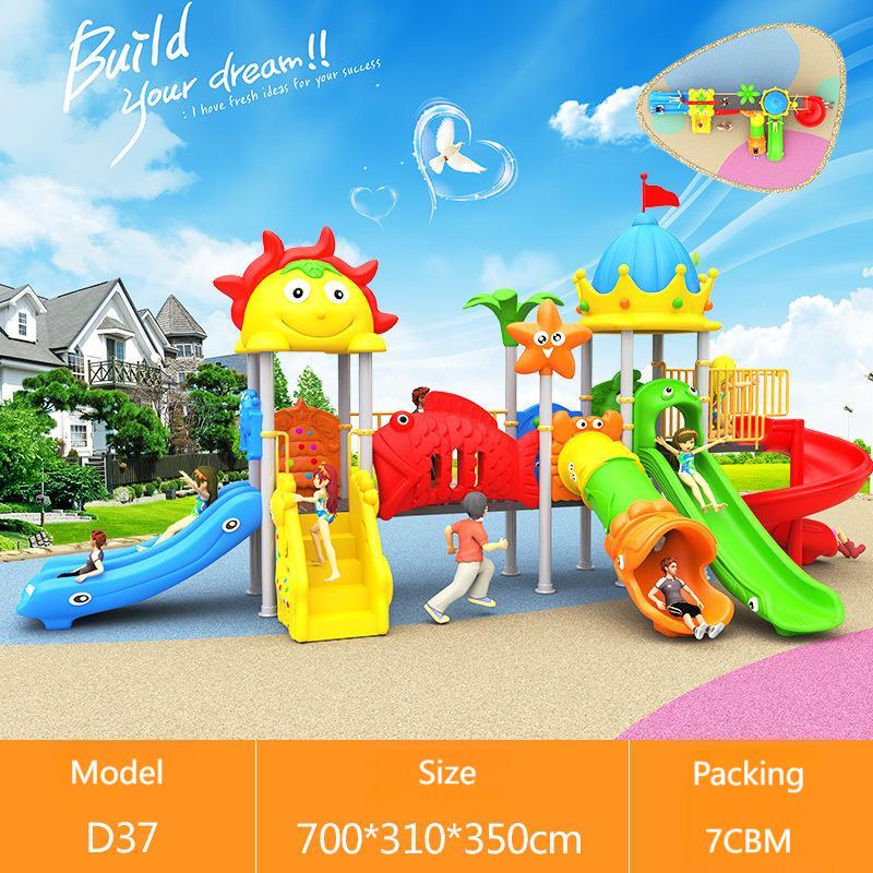 Equipamento de Playground Pequ - Kids Outdoor Swing Set With Slide avaliação e preço