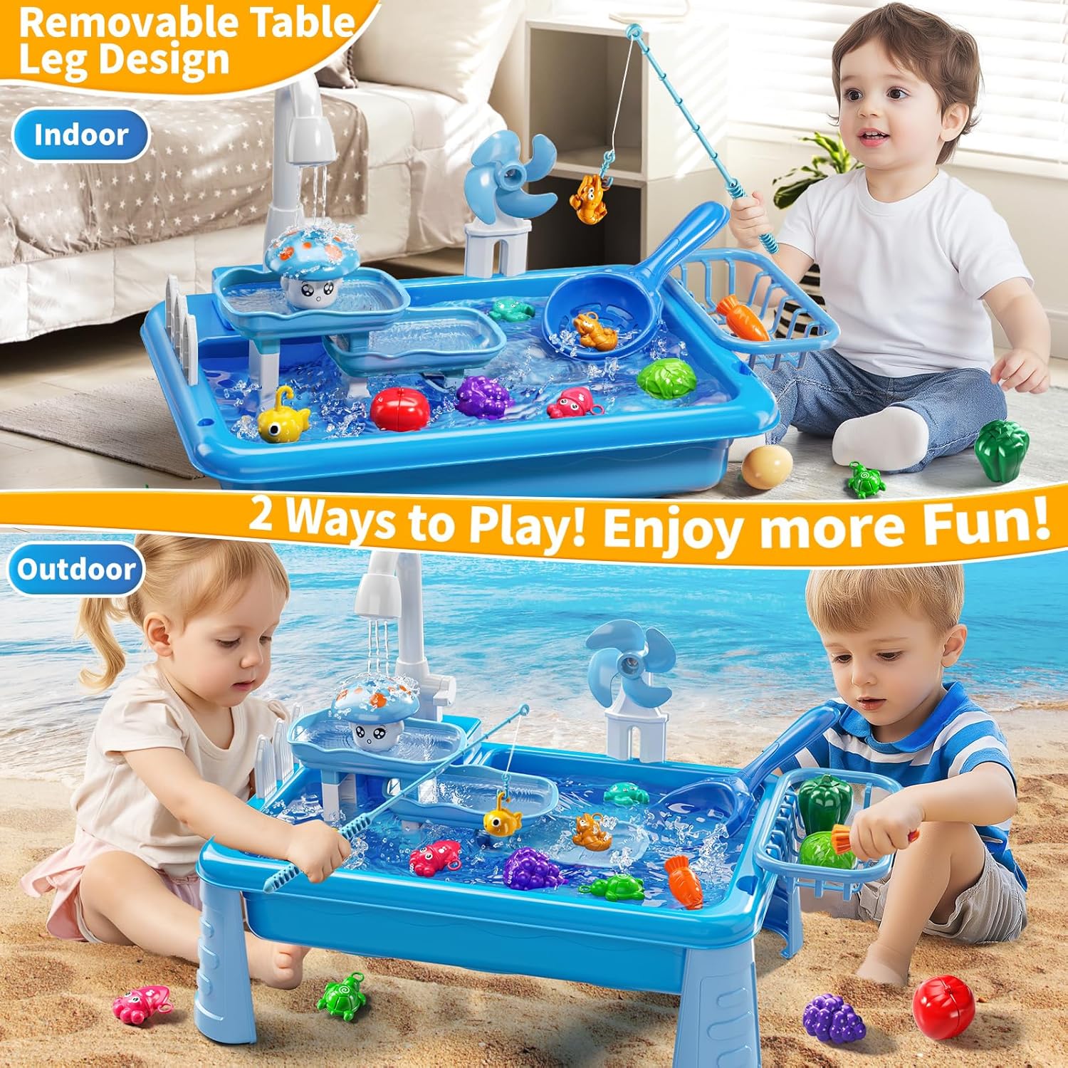 Mesa de Água para Brincar com  - Kids Outdoor Picnic Table avaliação e preço