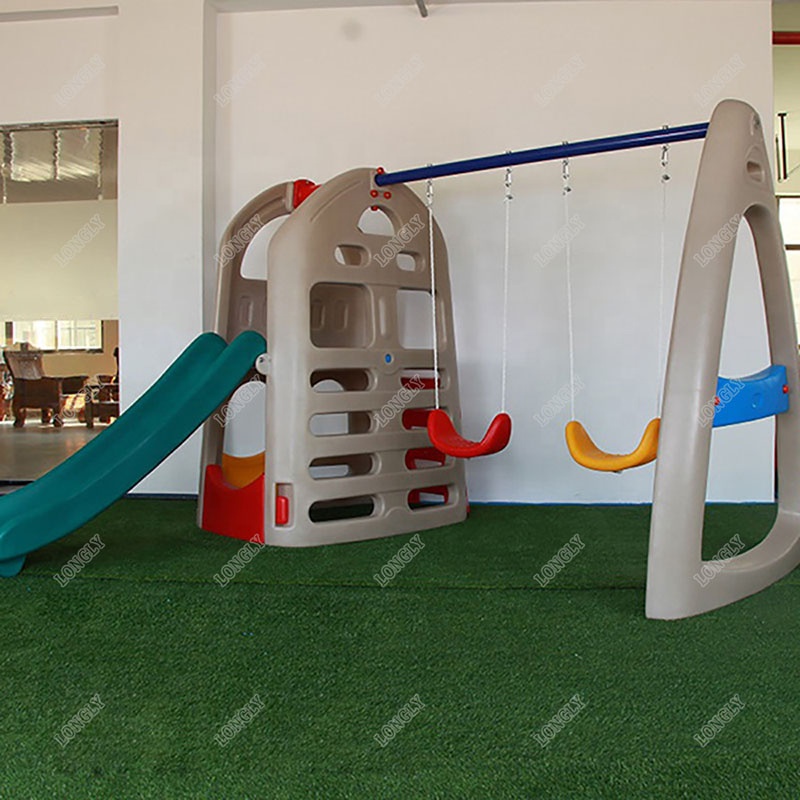 Escorregador e Conjunto de Bal - Kids Outdoor Swing Set With Slide avaliação e preço