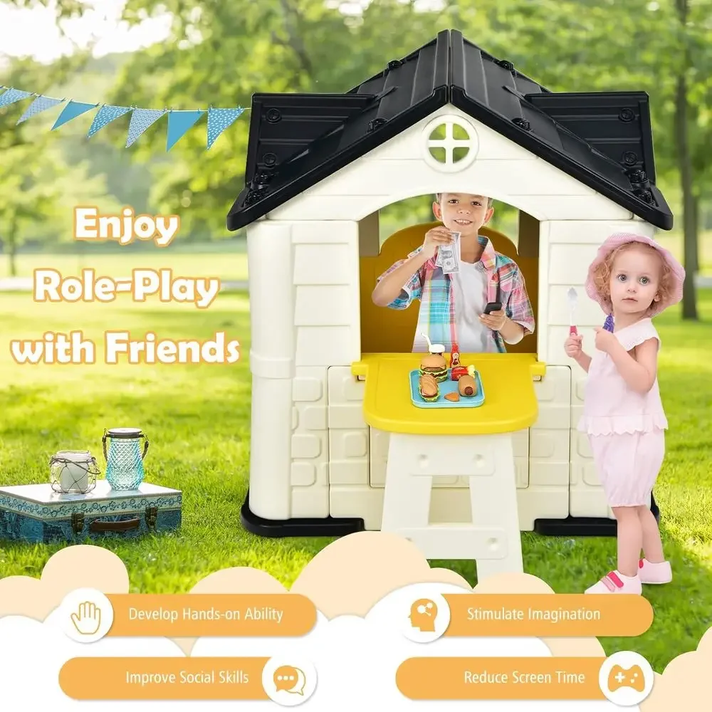Casinha de Brincar para Crianç - Kids Outdoor Picnic Table avaliação e preço
